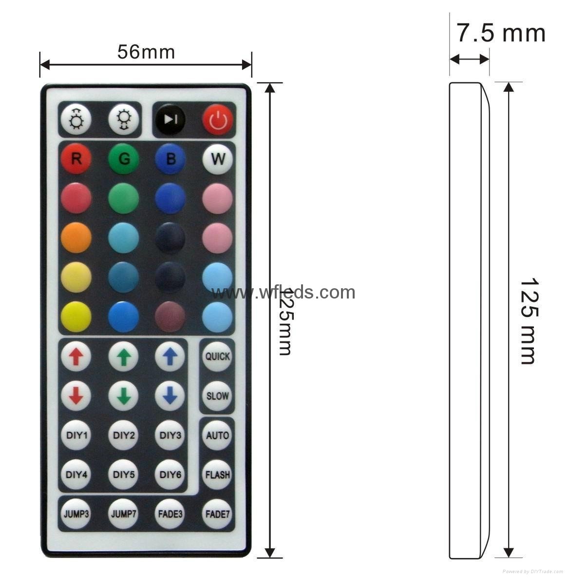 High quality Led Controller 44 Keys LED IR RGB Controller LED Lights Controller  2