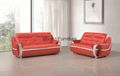 L Shape Furniture European Style Leather Sofa 4