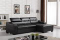 Contemporary Sofa Bed L Shape Leather Sofa 3