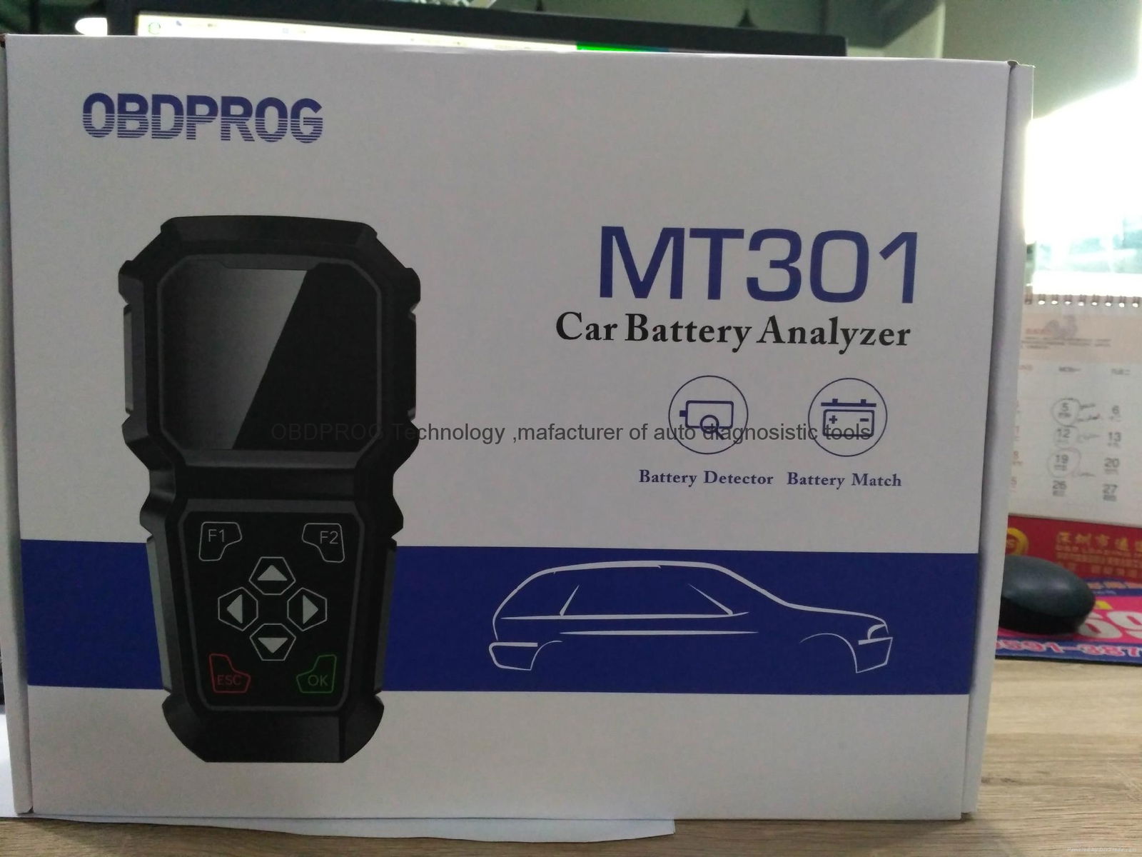 OBDPROG MT301 Pro :Car battery Analyzer 2