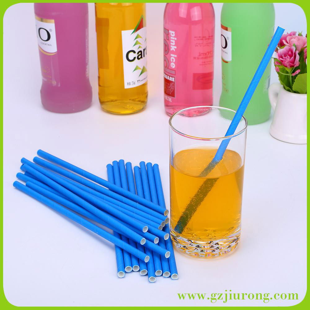 Eco-friendly food grade paper straw for party /birthday decoration