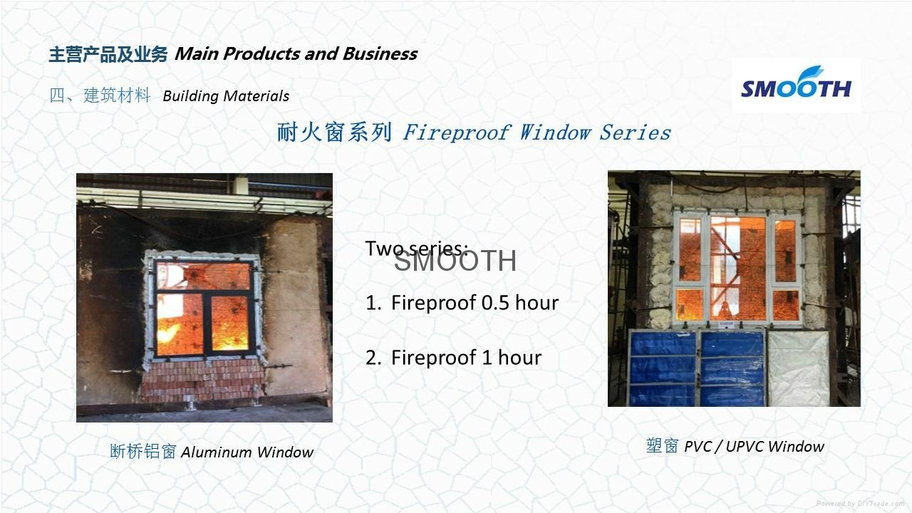 Fireproof Window (Aluminum and PVC ) 3