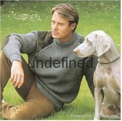 Woolen blended hunting style jumper 