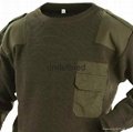 woolen blended uniform army style sweater  2