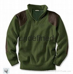 Merino wool hunting jersey sweater