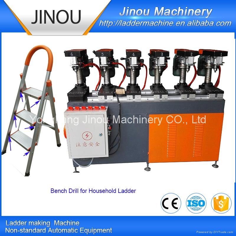 Drilling machine for household ladders