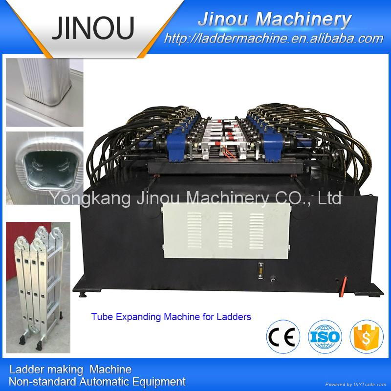 multi head high efficiency tube expanding machine for aluminium straight ladders