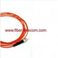 ST-ST Multi mode Simplex Fiber Optic Patch Cord 1