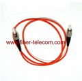 ST-ST Multi mode Simplex Fiber Optic Patch Cord 2