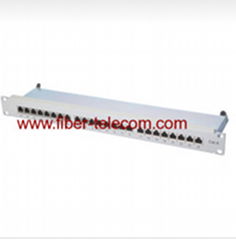 CAT.6 FTP Patch Panel 1U 24 ports