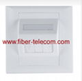 1 port Faceplate for Fiber Optic Adaptor 86*86mm