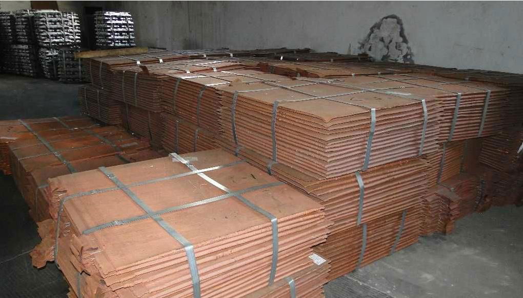 copper cathodes 99.99% high quality