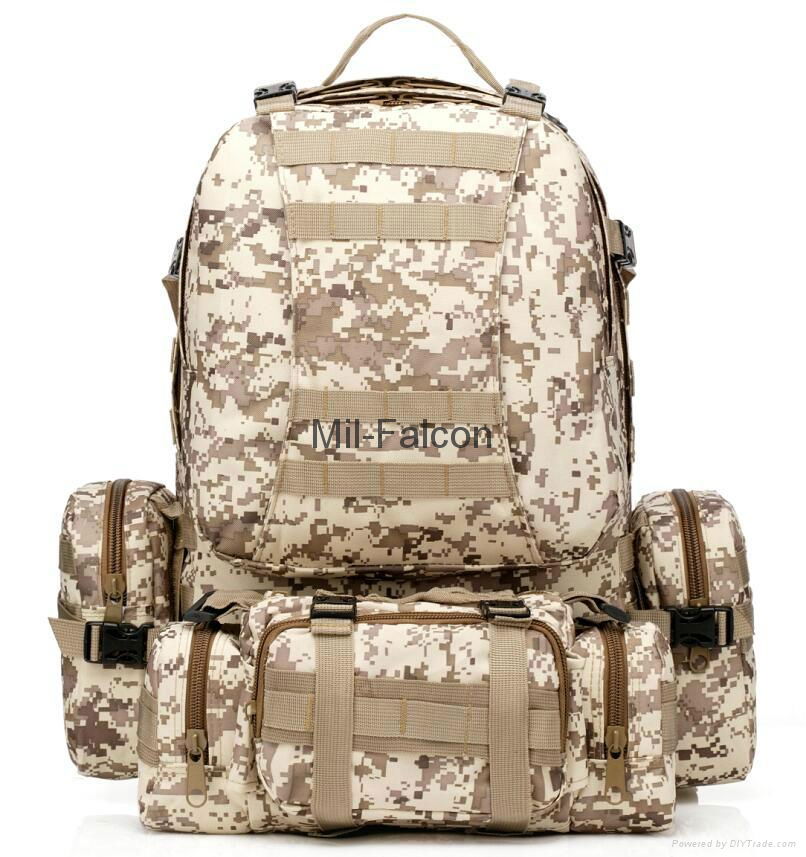 Mil-Falcon hot sales military molle  backpack for camping hiking hunting big bag 3