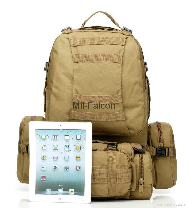 Mil-Falcon hot sales military molle  backpack for camping hiking hunting big bag