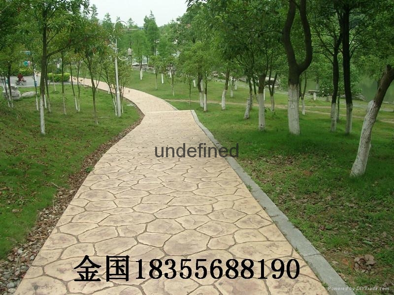 江蘇常州彩色印花混凝土 4