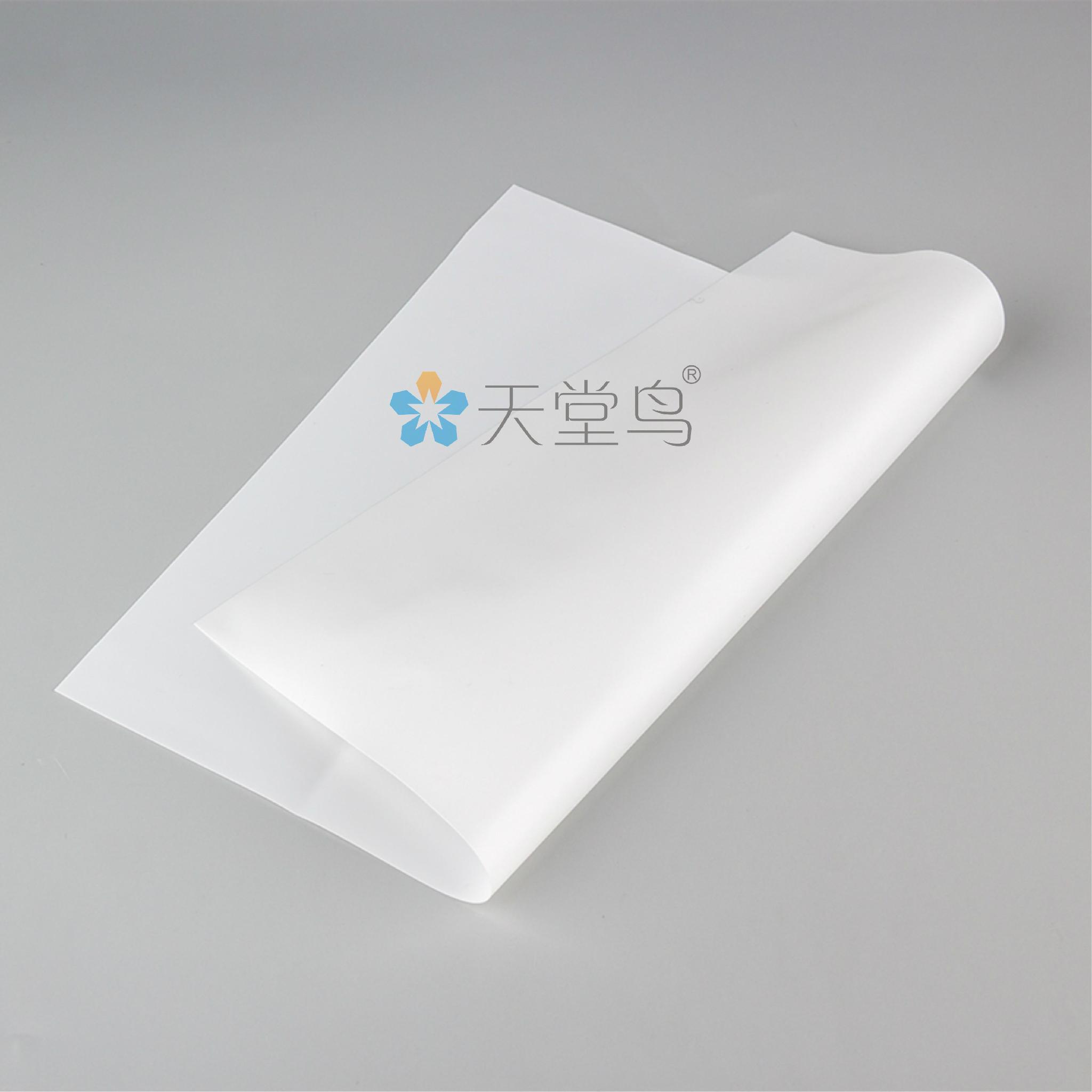 天堂鸟UV喷绘白色透光软膜卷材 2