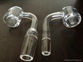 Frosted or polished quartz banger nail female and  male joint  3