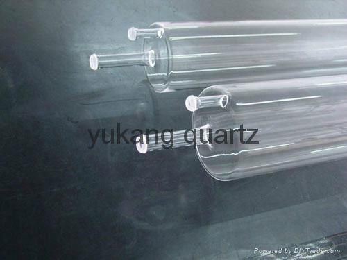 clear quartz ball joint tube with blasting mouth 4