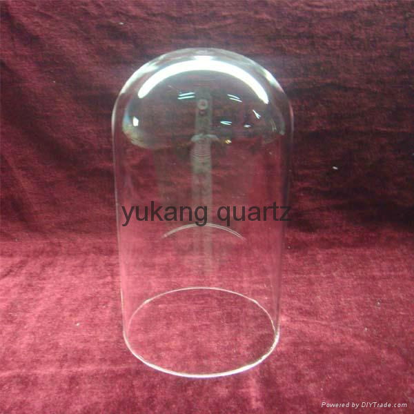 large quartz process tubes one end  closed with ball head joint 2