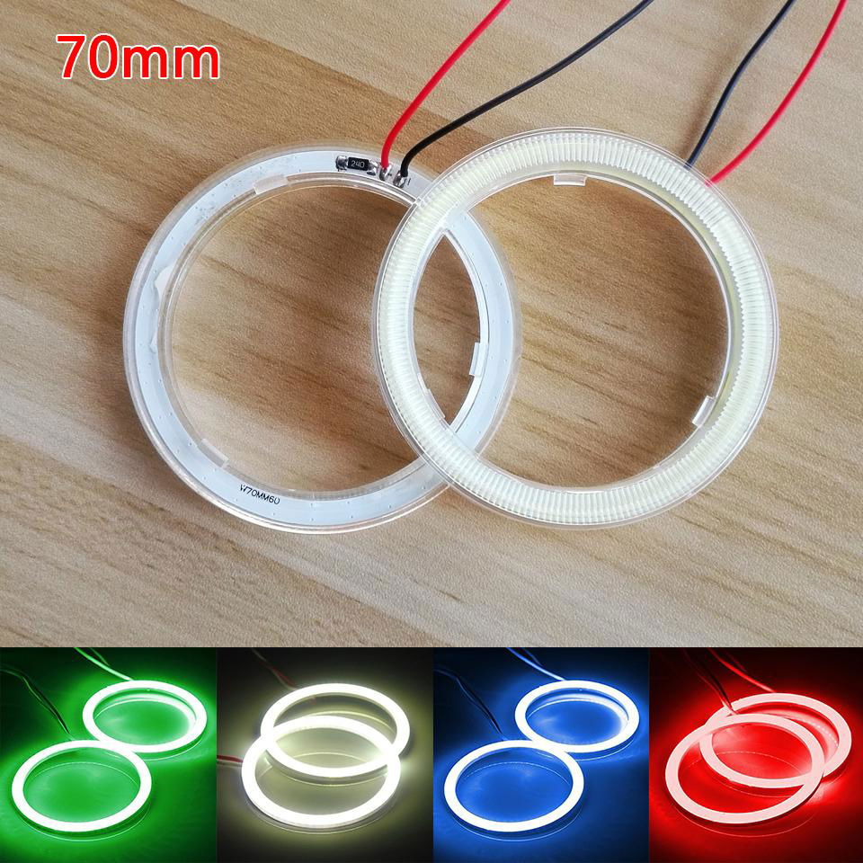 70mm Integrated COB Car Light LED Angel Eye 2