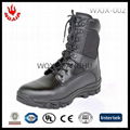 All OEM/ODM welcomed hot sale genuine leather black army/combat/ military boot 5