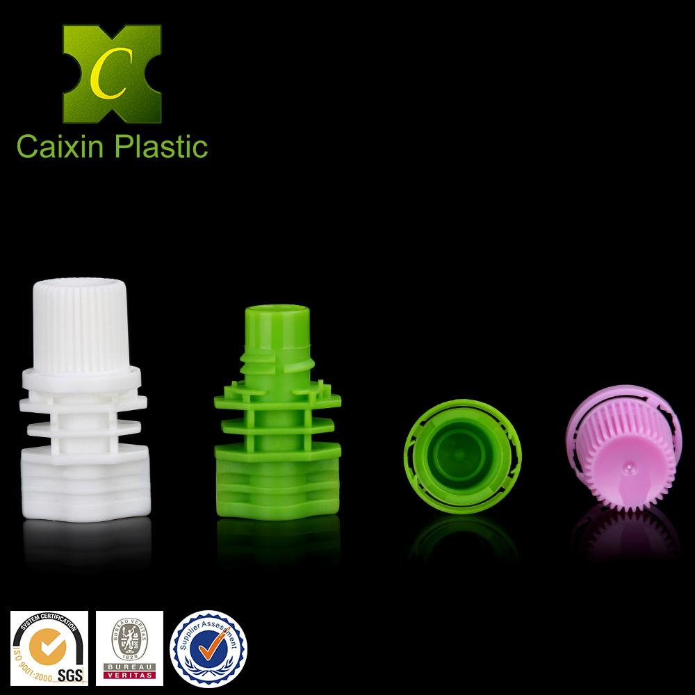 Plastic pout cap for beverage juice soybean milk water spouch