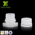 22mm inner diameter non spill plastic top spout for clear self standing pouch 3