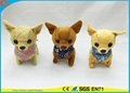 High Quality Kid's Game Chihuahua Walking Barking Electric Stuffed Puppies