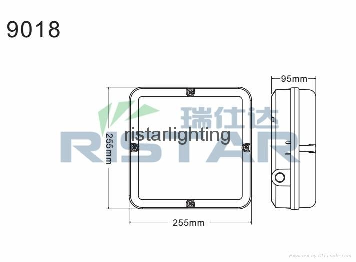 9018 18W LED Ceiling Lights Flush Ceiling Light Fitting Microwave Version Emerge 2