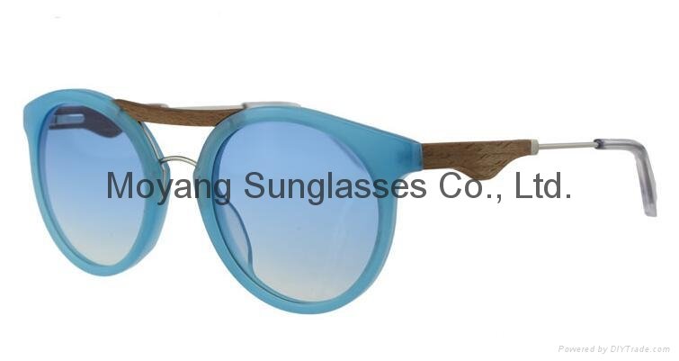Acetate sunglasses Round frame women style