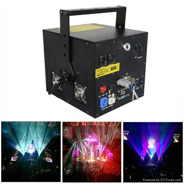 DMX 10W Animation Laser Show Professional lighting GA638RGB10000