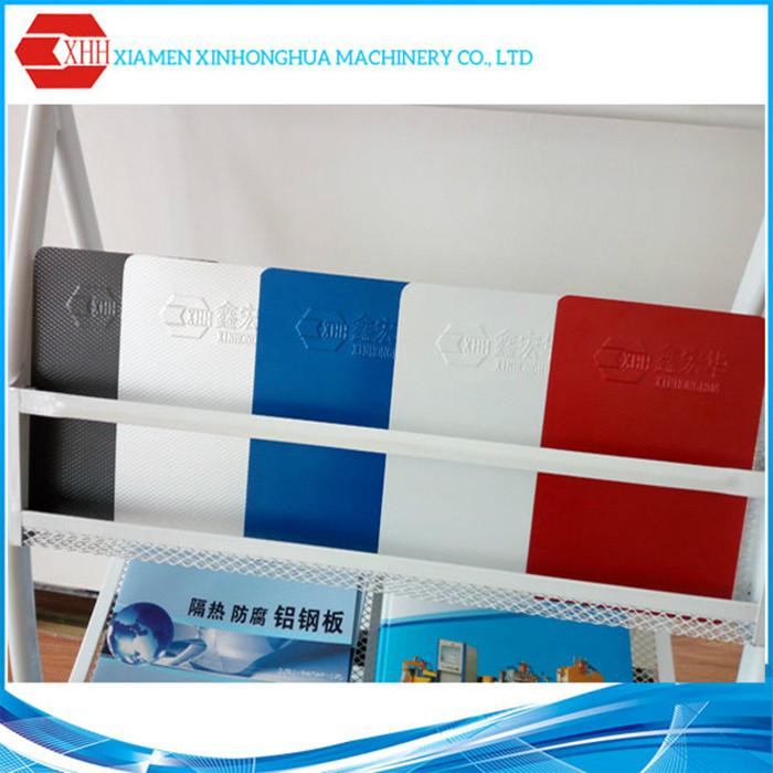 Color corrugated galvanized steel plate