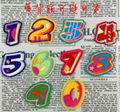 Number letter music sign badges patches age time 2