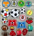 Football baseball eyes honey logo sign badges patches 1