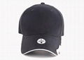 metal baseball caps black leisure golf sports 1