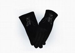 woolen warm winter gloves women lady