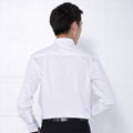 男士新款長袖商務白色襯衫修身職業裝現貨 4