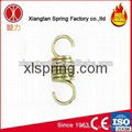 Large wire diameter helical coil spring