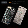 Anti gravity real sea shell phone case