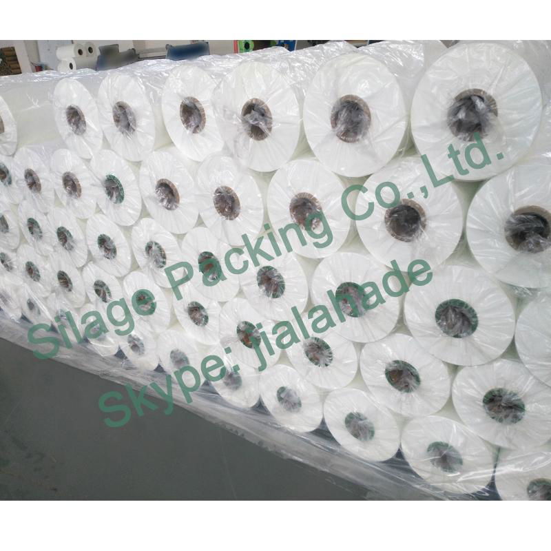 Hot Sale Plastic Film,Packing Film for Baler,Good Tensile Strength Opaque Film f