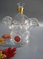 750ML Hand Blown Borosilicate Pig Shaped