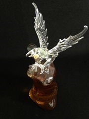 Eagle Wine Animal Shaped glass eagle