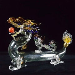 Animal Shaped Glass Bottle Dragon Shaped