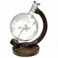 borosilicate glass bottle globe glass decanter 1