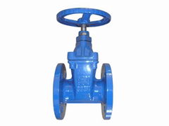 Big size Rubber seal gate valves F4 stanard