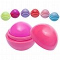Brand OEM Moisture Colourful Lip Balm Ball 