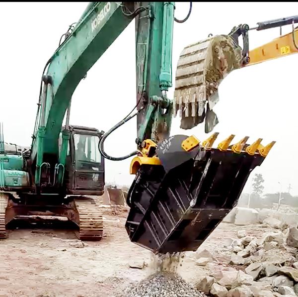 Excavator crusher 3