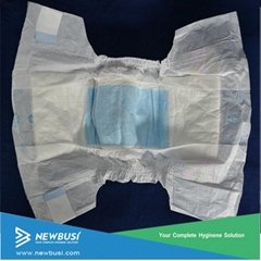 Ultra soft non-woven baby diaper