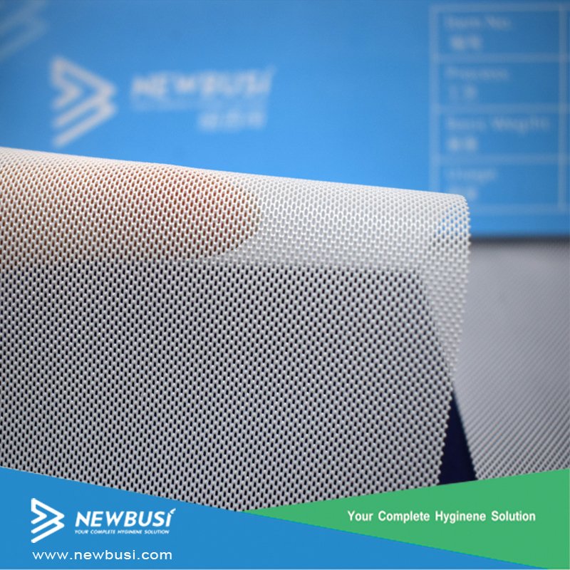 White Emboss PE Breathable Film for Baby Diaper Materials 2