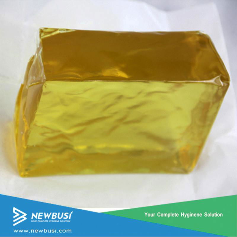 Hot melt adhesive for baby diaper and sanitary napkin 3